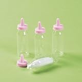 Pastel Pink Mini Baby Bottle Containers Baby Shower