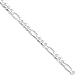 Sterling Silver 5.25mm Figaro Chain