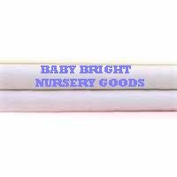 Childrens Toyshop   : 2 X  FITTED COTBED  SHEETS  140 X 70 CM  100% COTTON CHOOSE FROM PINK, BLUE, CREAM OR WHITE