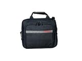 FUJITSU DUO TRAVEL BAG BALLISTIC NYLON & TOP GRAIN LEATHER Black For Traditional & Sub-Notebooks