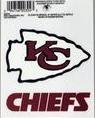 Kansas City Chiefs Window Cling Decal