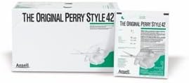 Ansell Original Perry Style 42 Sterile Surgical Gloves White -50pr/Box (Size 8)