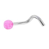 Pink GLITTER Nose Ring