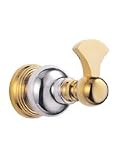 Plymouth II Robe Hook- Chrome/ Polished Brass