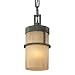 Bamboo Wrought Iron Mini Pendant Fixture