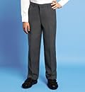 Boys' Flat Front Trousers with Adjustable Waist