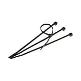 400-804BK Steren 4IN Cable Ties 100 Pcs - Black