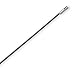 1.4mm Black Rubber Necklace with Stainless Steel Closure 18