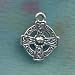 Celtic Solar Cross Sterling Silver Jewelry Pendant