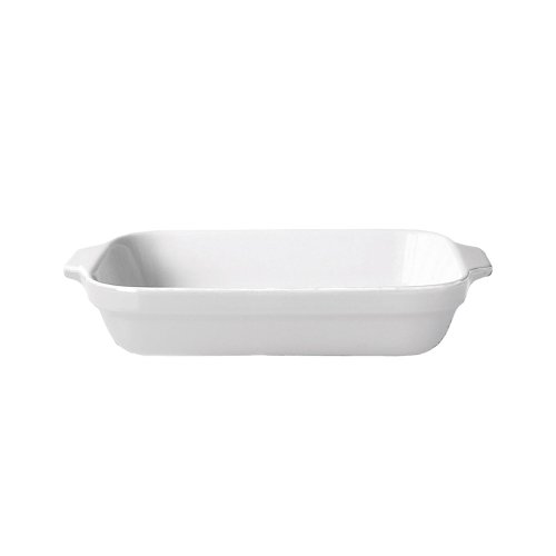 Emily Henry Ceramic Small Lasagna Dish- Blanc