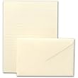 Ruled Ecruwhite Letter Sheets