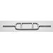 Regular Solid Chromed 34" Tricep Bar