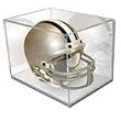 BCW BallQube Mini Helmet Holder Display - Football Helmet, Goalie Mask, Racing Helmet - Sports Memoriablia Display Case - Sportscards Collecting Supplies