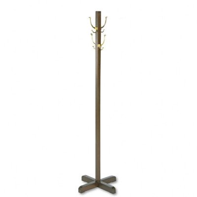 Quartet 2013 Costumer, Four Hooks, Solid Wood, Walnut