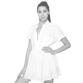 Buy American Apparel Unisex Pinpoint Oxford Short Sleeve Button-Up Shirt