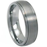 Polished Wedding Ring Tungsten Carbide Mens Band Size 9
