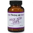 Twin Lab Folic Acid 800 mcg 100 Capsules