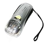 Silver Dynamo 3-LED Flashlight-188-FD01C-S-LTC