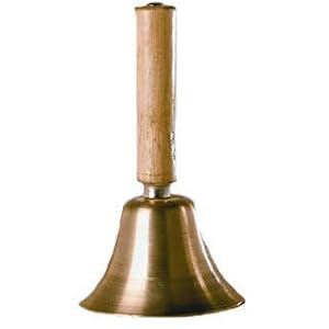 Glocke mit Holzgriff, , ca.12 cm