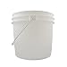 16 Food Grade white 3.5 gallon pails or buckets 11" high x 12" in diameter without lids