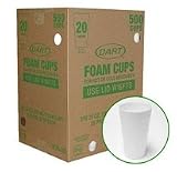Dart 20J16 3.7" Top and 2.4" Bottom Diameter, 6.1" Height, 20 oz Big Drink Foam Cup (Case of 500)