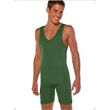 Brute Green Nylon Wrestling Singlet at Brute