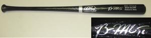 Brian McCann Signed Rawlings Black Baseball Bat