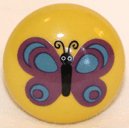 Tot Dots Drawer Knob - Butterfly