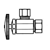 PLUMB PAK CORPORATION -PP123CP QT TURN ANG VALVE