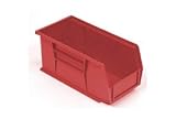 Akro Bins Stacking Bin 5-1/2 X 10-7/8 X 5 Red. Package of 12