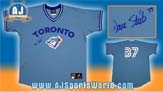 DAVE STIEB Toronto Blue Jays Signed Powder Blue Retro JERSEY