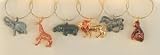 Safari Wild Animal Wine Charms