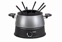 Tefal EF 3000.10 Fondue 1.200 Watt mit sechs Gabeln silber
