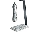 Review Rogar  / Rogar 0406 White Wave Granite Table Stand/Handle Set