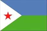 3 x 5 Feet Djibouti Poly - indoor International Flag Made in US.
