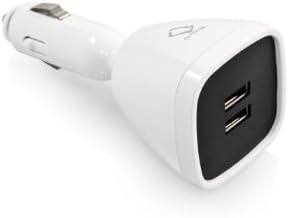 Capdase Dual USB Car Charger - White