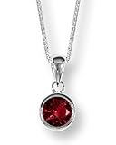 Boma Round Garnet Necklace