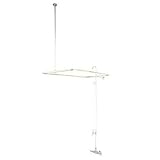 Kingston Brass CC65T8 Vintage Leg Tub Filler and Shower, Satin Nickel