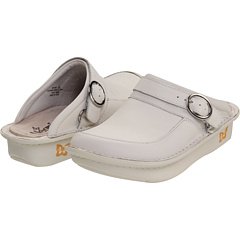 ALEGRIA SEVILLE WHITE NAPA WOMENS CLOGS W Size 38M