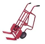 Dayton 2LRL9 Hand Truck, Tilting Fork, Solid Rubber