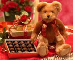 21qhrNyu 7L. SL160  Valentine Teddy Bear Valentines Day Gift Basket