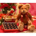 Valentine Teddy Bear Valentine’s Day Gift Basket