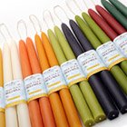IMAGE OF 100% Pure Beeswax Tapers - Ivory, 12