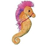 ORANGE AND PINK SEA HORSE by Douglas Toys