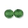 Emerald Green Czech Fire Polish 4mm Beads Q.50