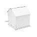 Sanitary Napkin Receptacle, Dual-Sided Steel, 9-1/4"x9-3/4"x11", White URI13