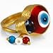 Ladybug Evil Eye Ring