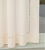 80 X 45 L Hemstitch Tailored Curtain Pairs-White