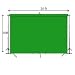 20ft X 10ft Seamless Chroma Key Green Backdrop with a 20ft Wide Stand