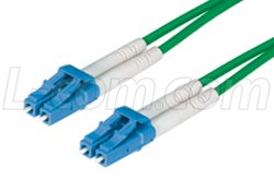 9/125 Colored Fiber Optic Duplex Cables with LC, SC and ST Connectors